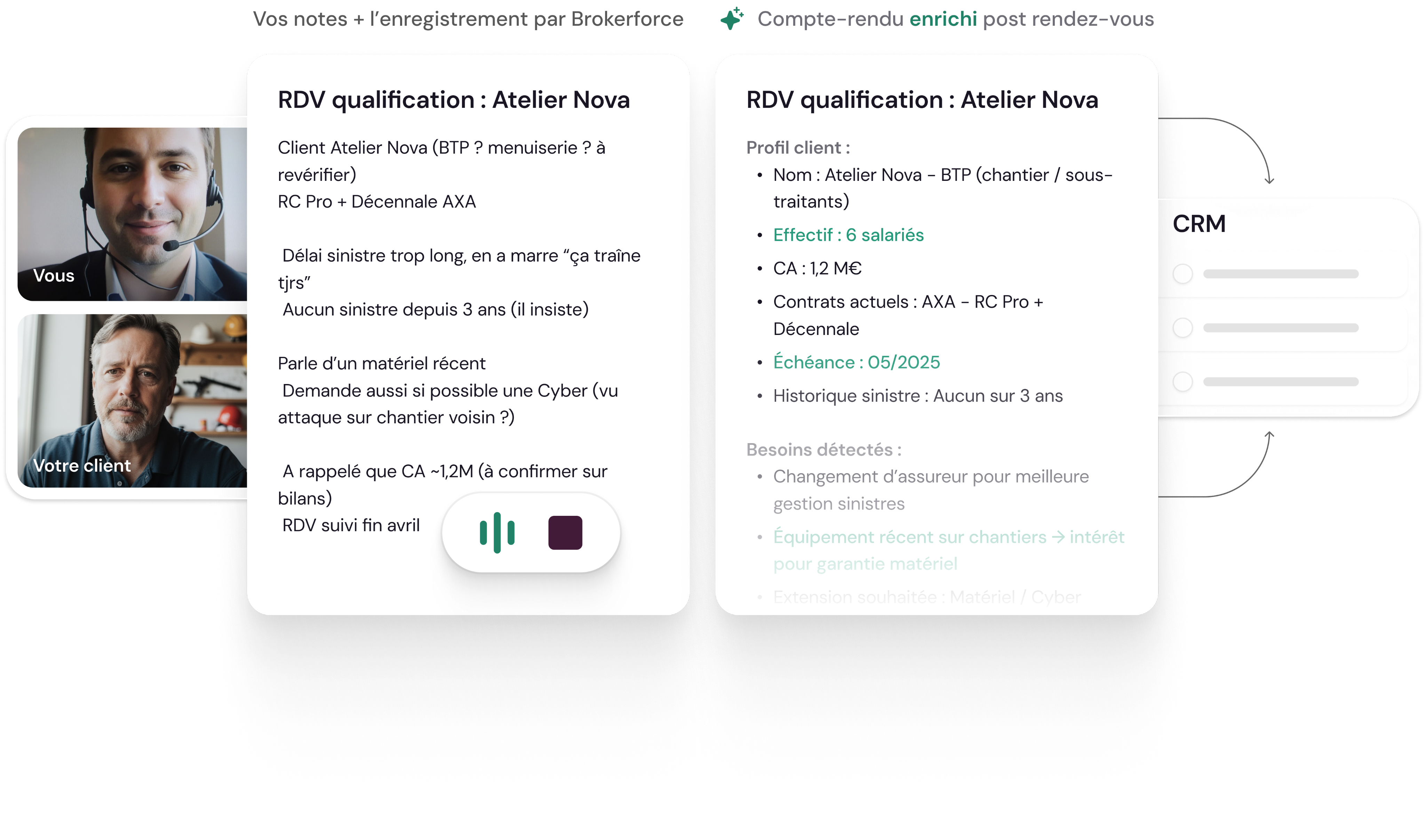 Brokerforce - L’agent IA qui transforme chaque rendez-vous en actions automatiques